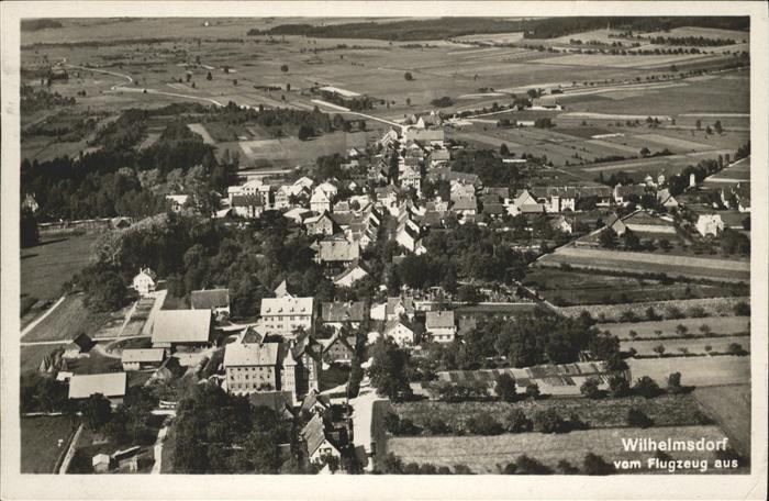 Wilhelmsdorf Wuerttemberg Flugaufnahme