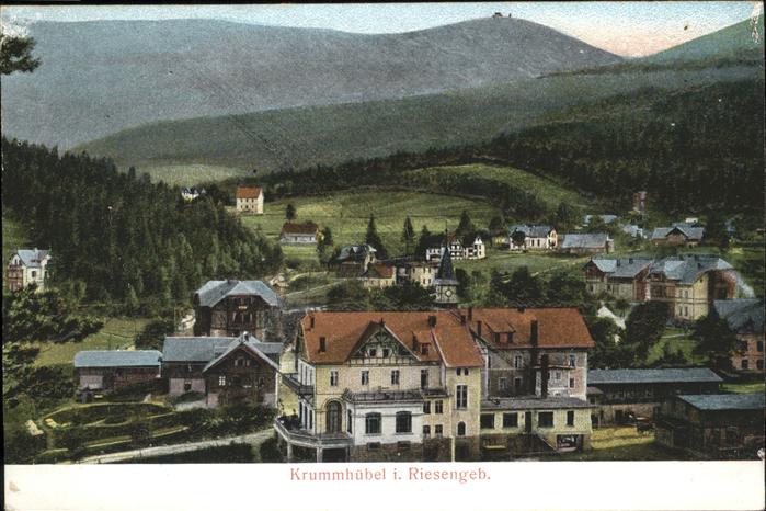 Krummhuebel Riesengebirge Riesengebirge Reliefkarte
