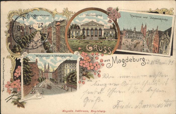 Magdeburg Herrenkreuz Rathaus, Johanniskirche, Wi