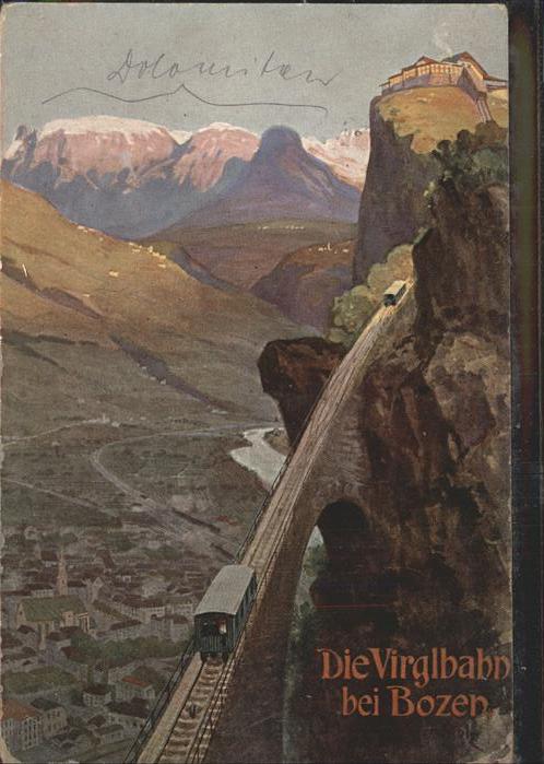 Dolomiten Virglbahn bei Bozen