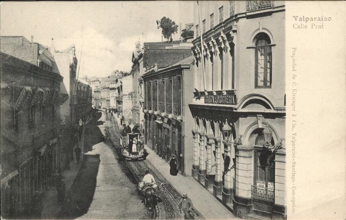 Valparaiso Chile Calle Prat