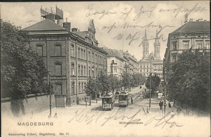 Magdeburg Wilhelmstrasse Strassenbahn