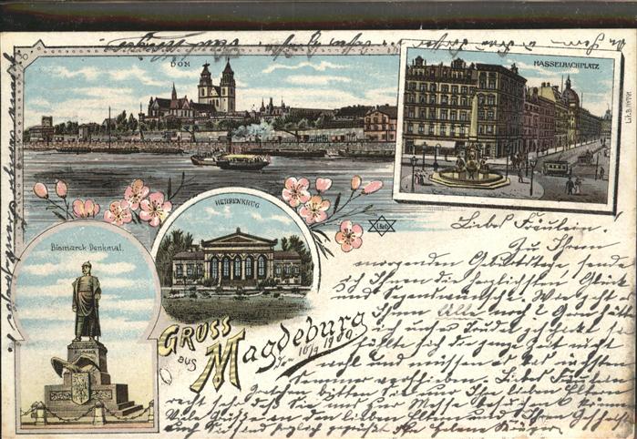 Magdeburg Bismarck Denkmal Herrenkrug, Dom