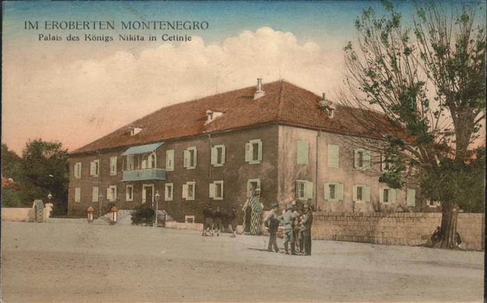 Montenegro Palais des Königs Nikita in Cetinje