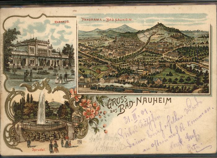 Bad Nauheim Panorama Kurhaus, Sprudel