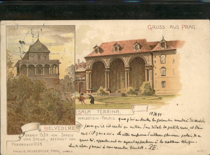 Prag Prahy Prague Sala Terrina