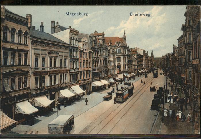 Magdeburg Breiteweg Strassenbahn