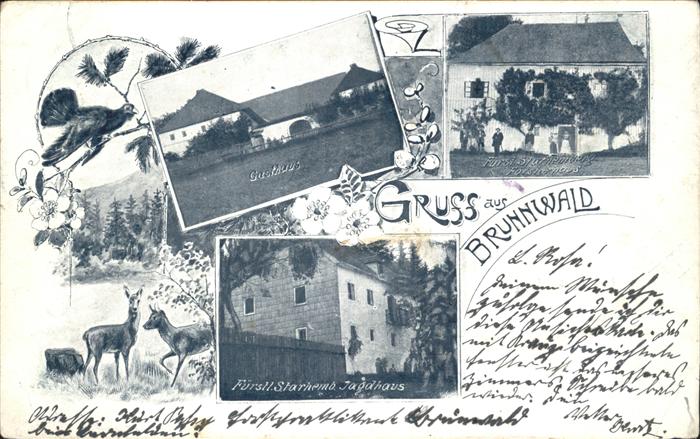 Brunnwald Vorderweissenbach Gasthaus Rehe, Jagdhaus
