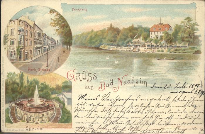 Bad Nauheim Teichhaus Park-Strasse, Sprudel