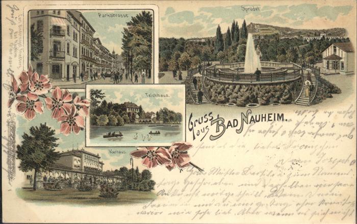 Bad Nauheim Parkstrasse Teichhaus, Sprudel