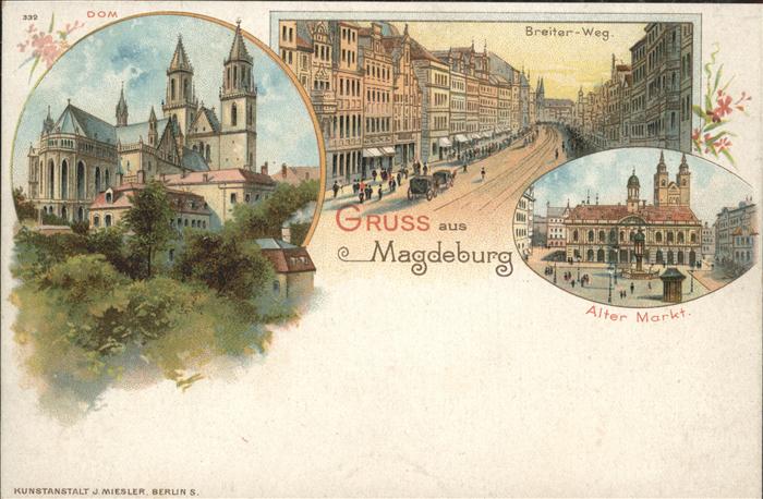 MAGDEBURG CITY Breiter Weg Dom, Alter Markt