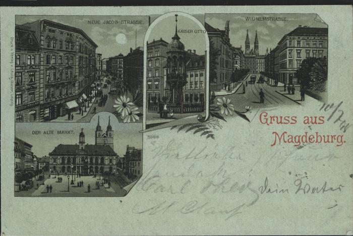 Magdeburg Wilhelmstrasse Neue Jacob-Strasse bei N
