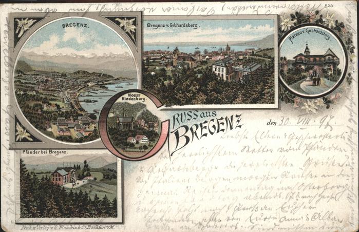 Bregenz Vorarlberg Pfänder Gebhardsberg