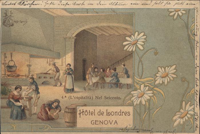 Genova Genua Liguria Ne Seicento