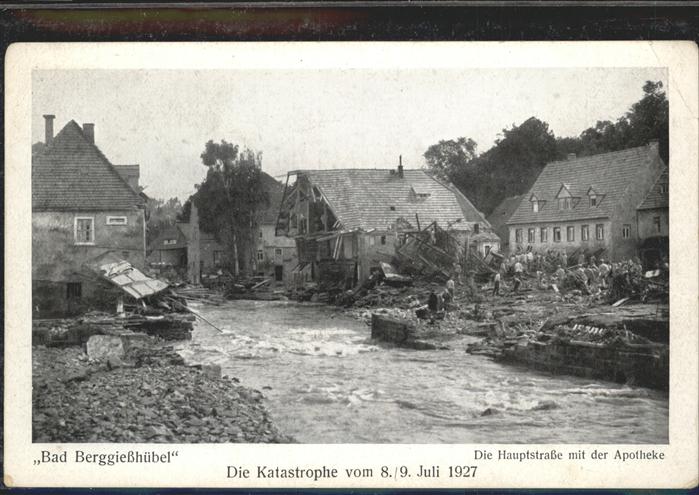 Berggiesshuebel Bad Berggießhübel Katastrophe 1927