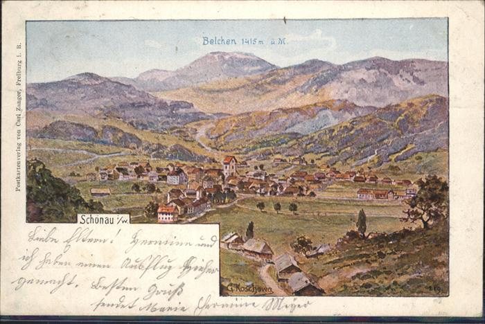 Schoenau Schwarzwald Belchen