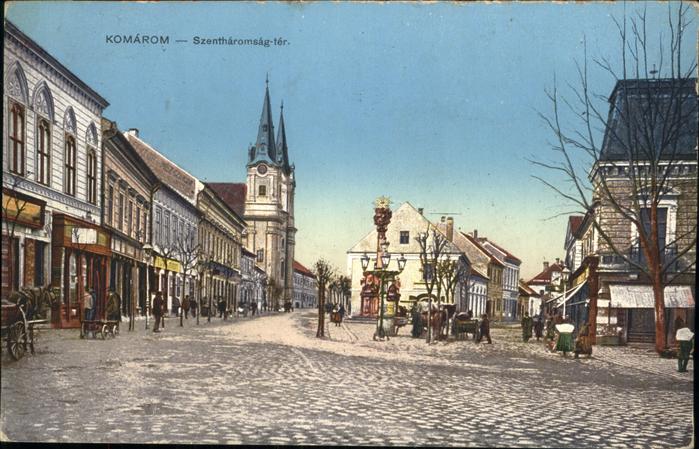 Komarom Komarno Slovakia Szentháromsag-ter.