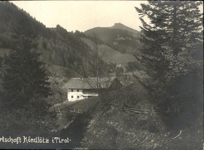 Koendloetz Tirol
Wirtschaft