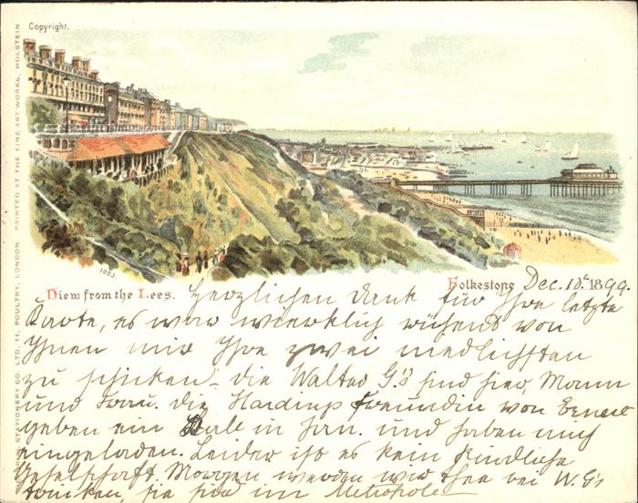 Folkestone View from the Lees