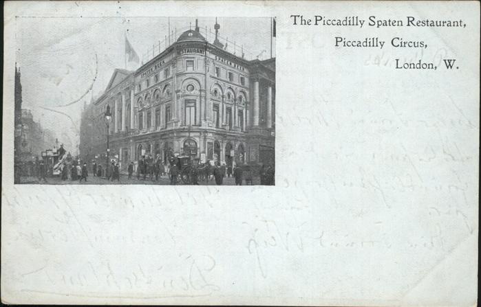 London Piccadilly Spaten Restaurant