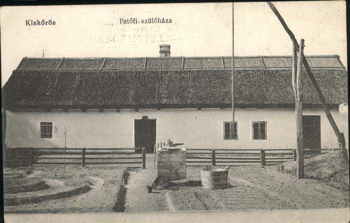 Kiskoroes Petofi-szuloháza