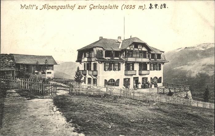 Krimml WaltL s Alpengasthof zur Gerlosplatte