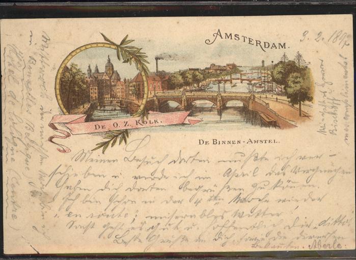 Amsterdam Niederlande Teilansicht