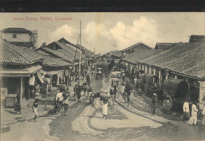 Colombo Ceylon Sri Lanka Straßen Szenerie
