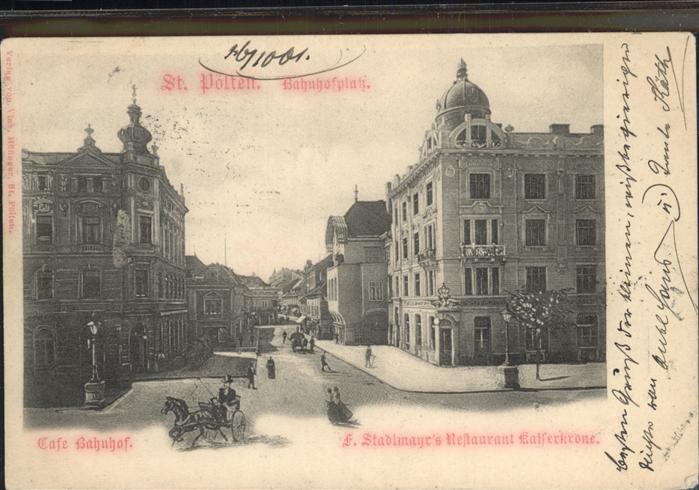 Sankt Poelten Bahnhofplatz