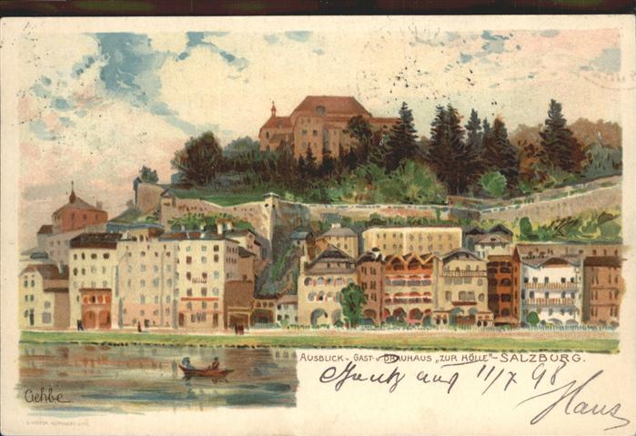 SALZBURG  AT Ausblick Gasthaus Hoelle