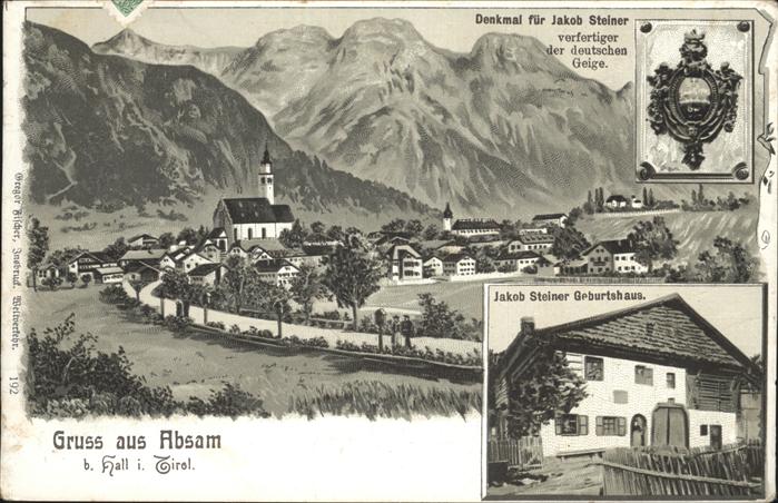 Absam Jakob Steiner Geburtshaus
Denkmal Jako