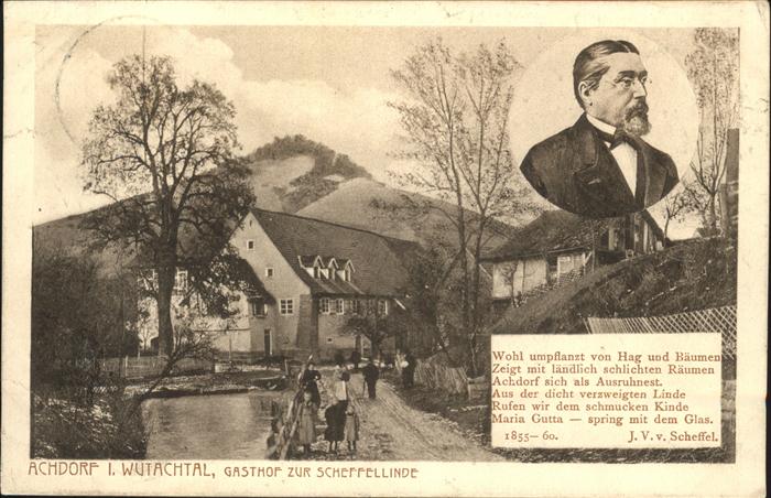 Achdorf Blumberg Gasthof Scheffelinde