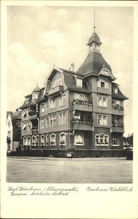 Bad Duerrheim Solbad
Kurhaus Waldblick