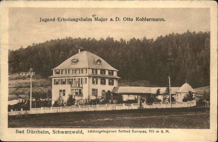 Bad Duerrheim Jugend-Erholungsheim Major