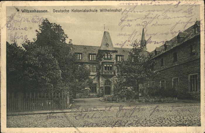 Witzenhausen Kolonialschule Wilhelmshof