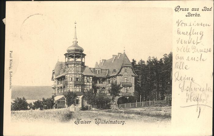 Bad Berka Kaiser Wilhelmsburg