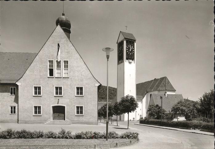 Blumberg Baden Schule und Kirche