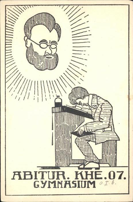 Karlsruhe Abitur 1907 Gymnasium