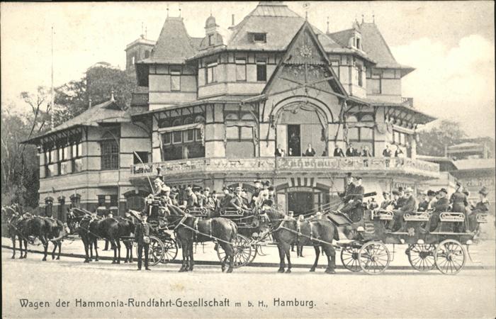 Hamburg Wagen der Harmonia-Rundfahrt-Gesellscha
