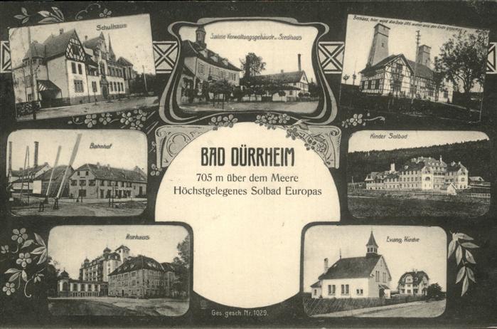 Bad Duerrheim Solbad
705 m Ã¼ber dem Meere