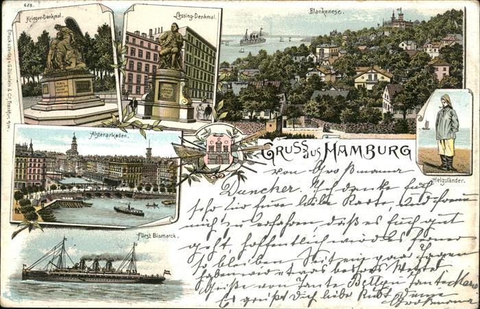 Hamburg Kriegerdenkmal
Blankenese
Lessing-Den