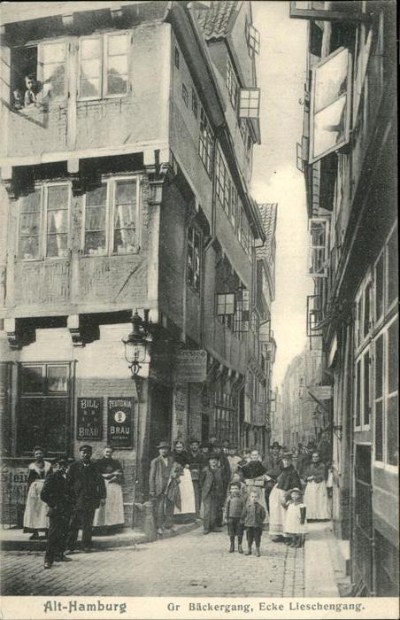 Hamburg Gr. Bäckergang
Ecke Lieschengang