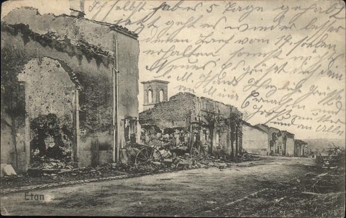 Eton Meuse Kriegstruemmer