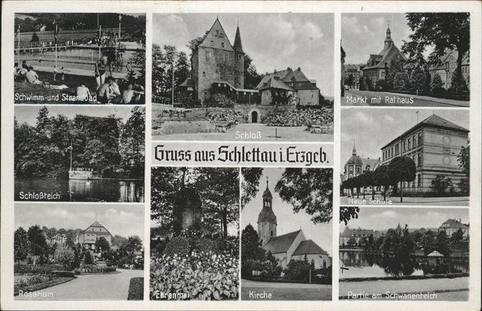 Schlettau Erzgebirge Schlossteich
Kirche
Markt
Rathaus
S