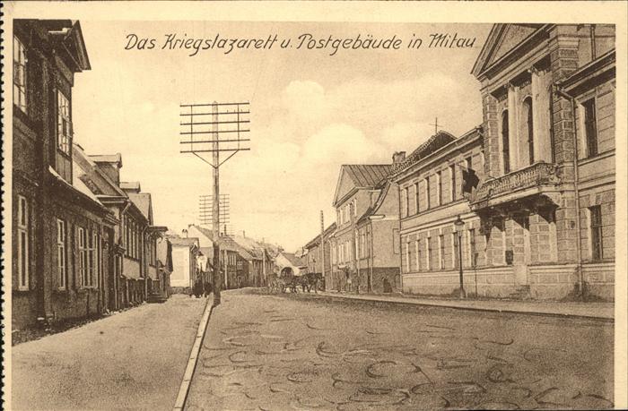 Mitau Kriegslazarett
Postgebäude
