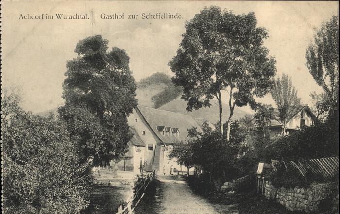 Achdorf Blumberg Gasthof zur Scheffellinde