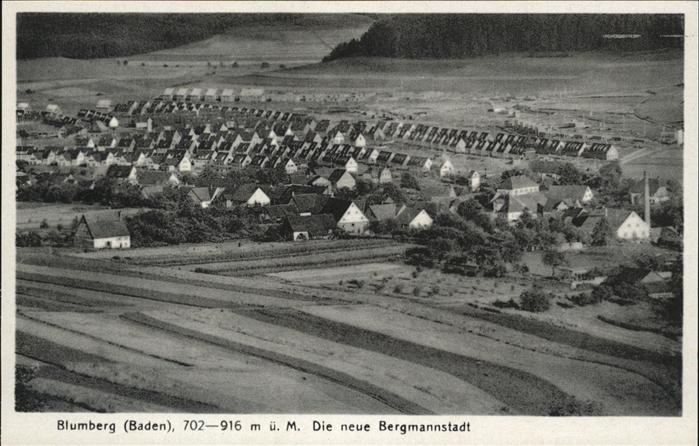 Blumberg Baden Neue Bergmannstadt