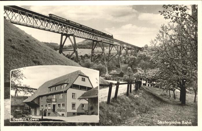 Blumberg Baden Gasthof Loewen
Strategische Bahn