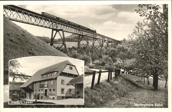 Blumberg Baden Gasthof Loewen
Strategische Bahn