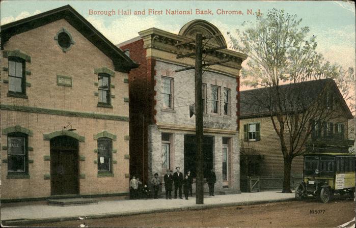 Chrome New Jersey Borough Hall
First National Bank